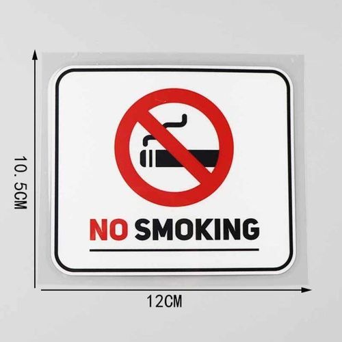 No smoking,no smoking标志图片 卓贴 汽车贴纸创意警示no smoking禁止吸烟提示车贴纸防水ph17303
