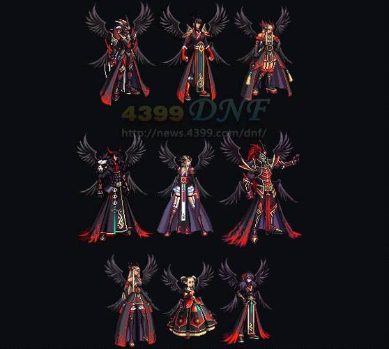 dnf台服天空套4粉墨登场 黑暗帝国风