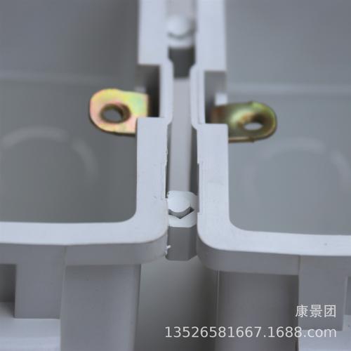 70深度自锁扣 86穿筋盒pvc阻燃 高品质86型暗盒 线盒 底盒 70深度