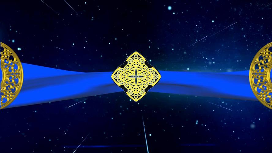 蒙古元素led背景