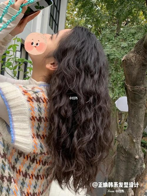 中长发烫发 韩式烫发 法式烫发 显白发色 蛋卷头_法式烫发_卷发_发型