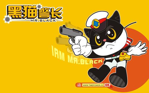 80后最经典 《黑猫警长》q版卡通壁纸