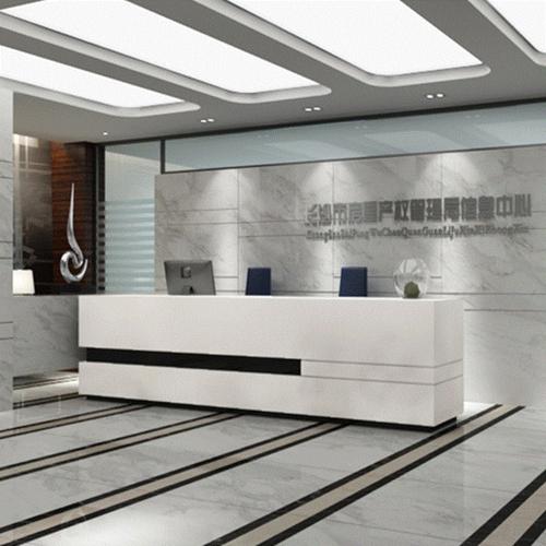 接待台迎宾柜台烤漆前台桌家具办公桌台前台柜子艺术公司收银吧台