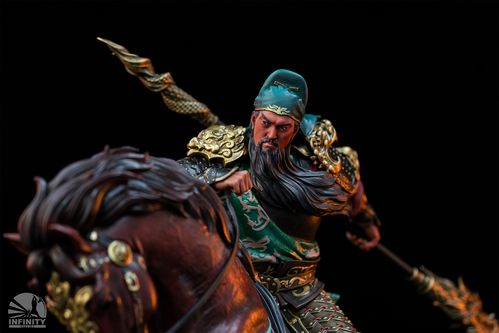 关羽现货开天工作室三国虎将17关羽收藏雕像手办