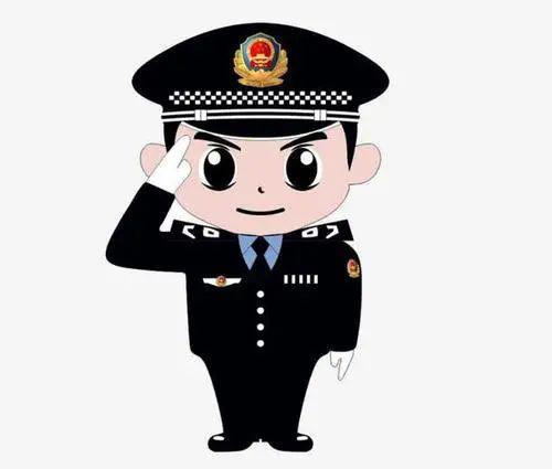 人物警察卡通头像图片大全