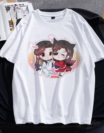 莱诗伯特天官赐福动漫周边衣服2021短袖t恤休闲百搭上衣