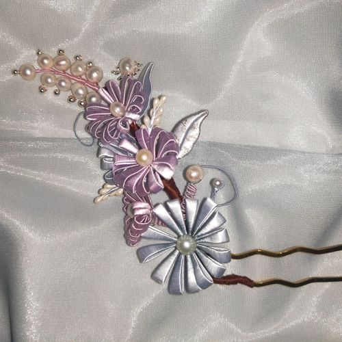 【不吃香菜】手工缠花 汉服头饰古风发饰 唯美百搭