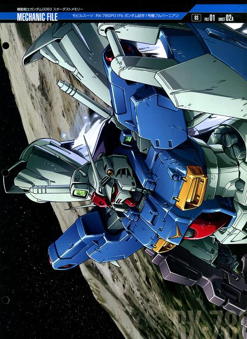 一曰acg新高达战记超百科第005期rx78gp01高达试作1号机日文原版