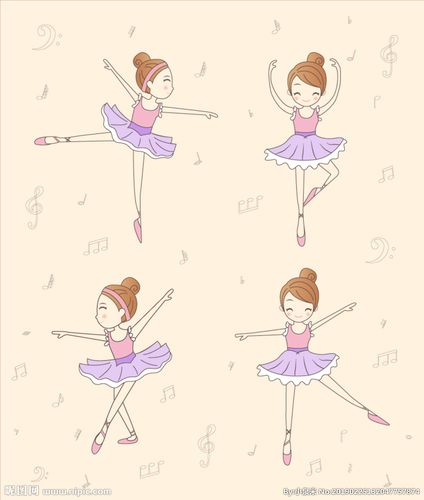 跳舞女孩设计图__动漫人物_动漫动画_设计图库_昵图网
