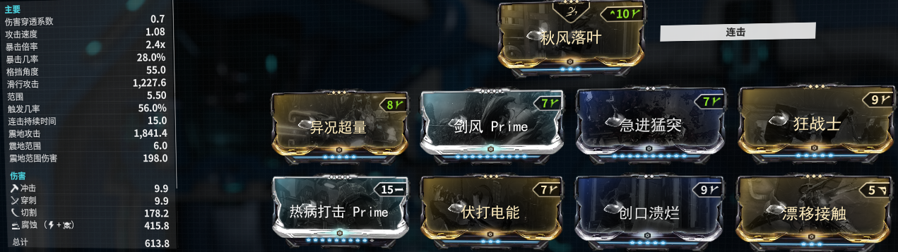 warframe新手配卡攻略sarynp旋刃飞刀p侍刃p