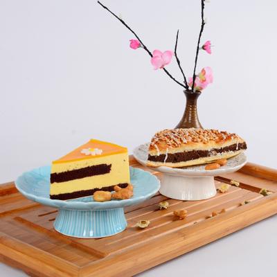 陶瓷高脚供盘供佛水果盘莲花摆盘家居刺身盘子蛋糕茶点贡品盘干果