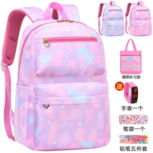 小学生书包123456年级减压儿童书包幼儿园韩版双肩背包女生