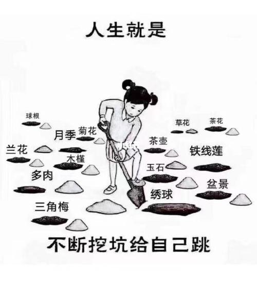 人生的这些坑你还有多少没有给自己挖过_遇见美好_素材_素材其他