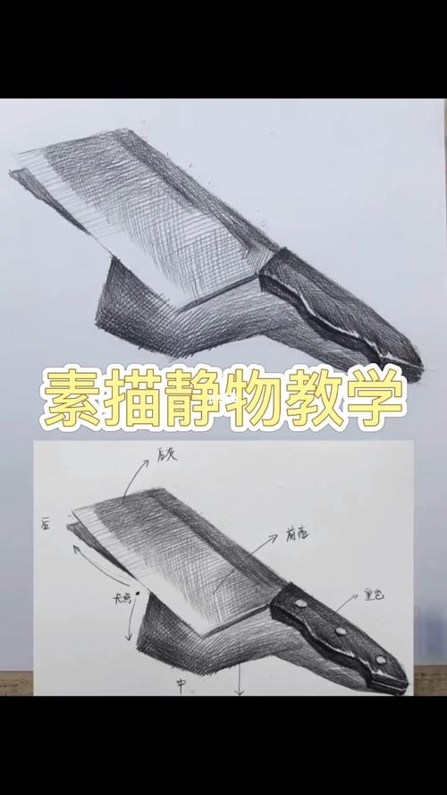 素描静物,你学会单手拿菜刀了嘛!优收藏!_素描_美术_美术生_知识_艺术