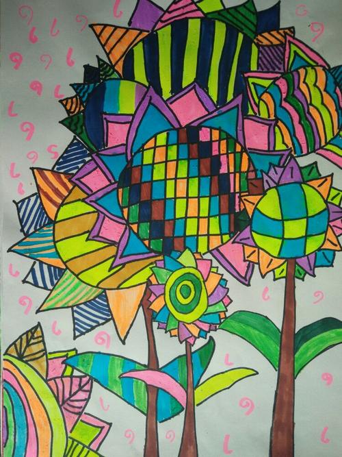 画面颜色和内容都很丰富,涂色技巧掌握的很好,还大量的运用了遮挡关系