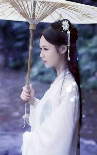 baby佟丽娅赵丽颖刘诗诗这些古装剧撑伞美女清新惹人爱5