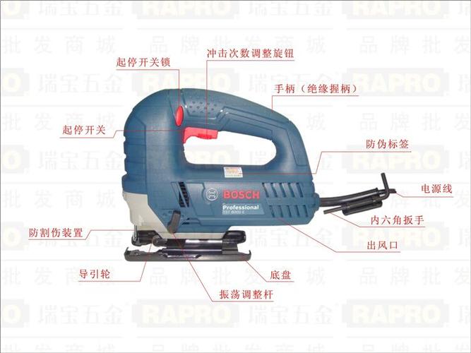 供应博世 新款t系列 曲线锯tst8000e 可调速 高效率710w 快速换锯条