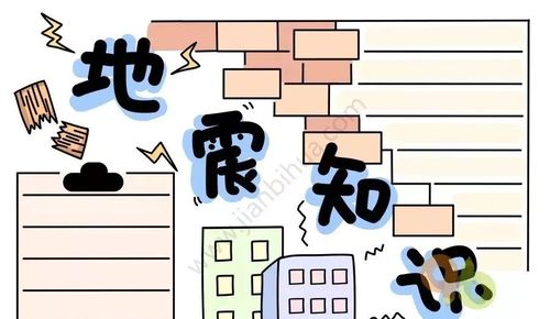 地震知识手抄报
