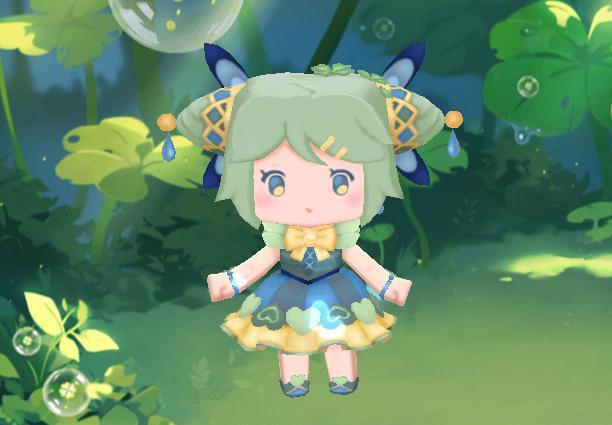 原来迷你世界这款游戏角色还附带一些特效