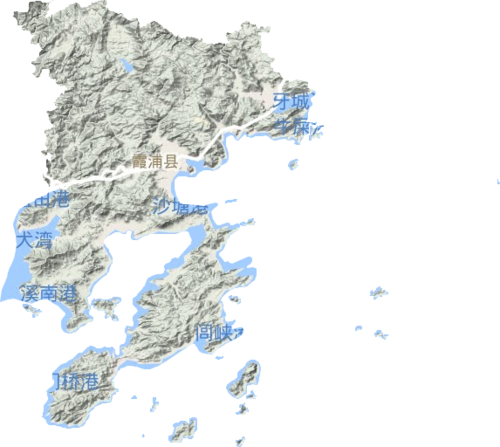 霞浦县电子地图高清版大图