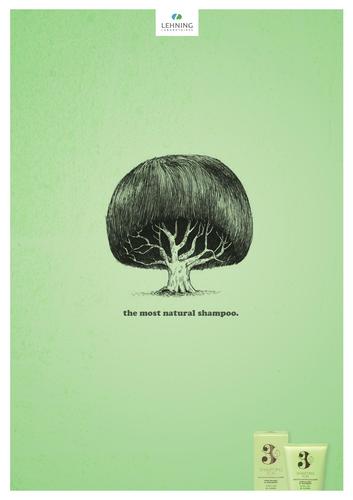 lehning洗发水平面广告