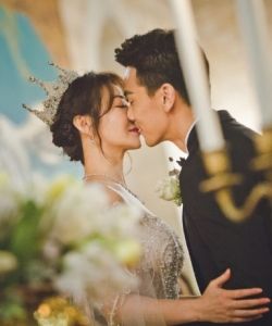 陈紫函戴向宇婚礼图片