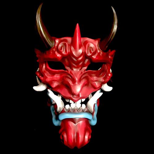 般若面具挂件鬼武士鬼脸天狗鬼面火影忍者日本面具cos