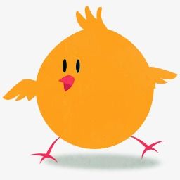 粉脸蛋小鸡卡通头像