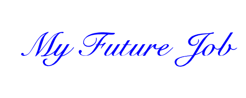 谁能把my future job设计成艺术字体
