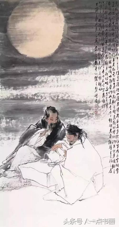 中国长安画派王子武写意人物作品欣赏