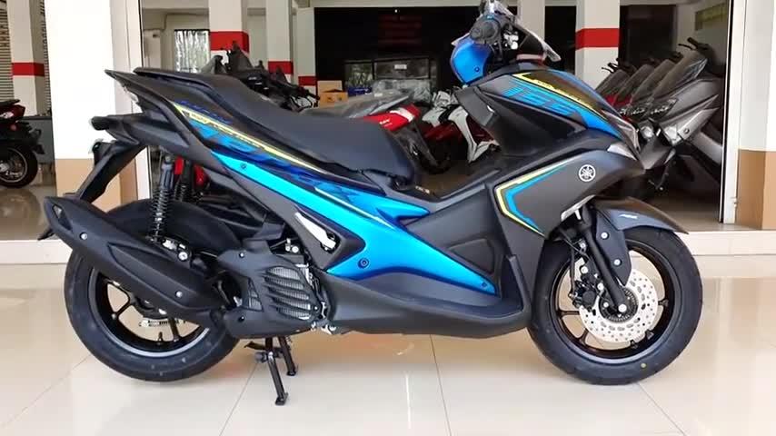 2020款雅马哈aerox155abs到店看到实车那刻才知道啥叫帅气