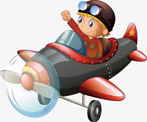 招手的飞行员免抠素材免费下载_觅元素51yuansu.com