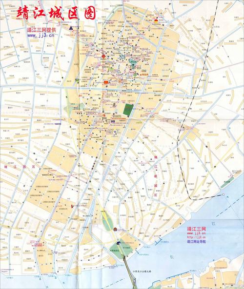 江苏靖江市区地图