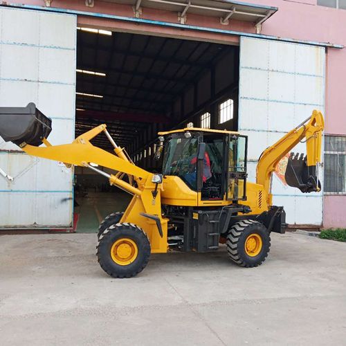 厂家直销多功能装载机 铲挖一体机 轮式两头忙 工程两用铲车