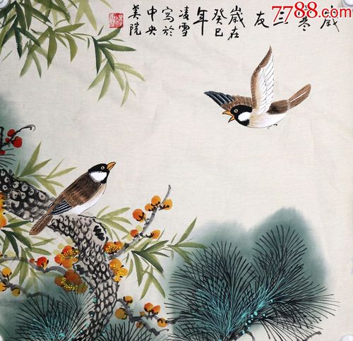 凌雪花鸟画家北京美协会员北京著名工笔画画家花鸟