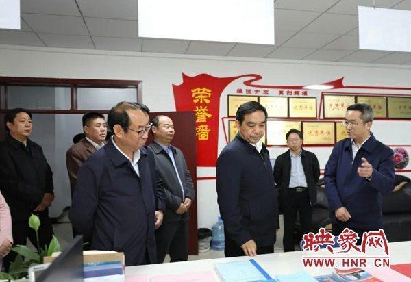 河南省人社厅副厅长常万琦到平桥区调研