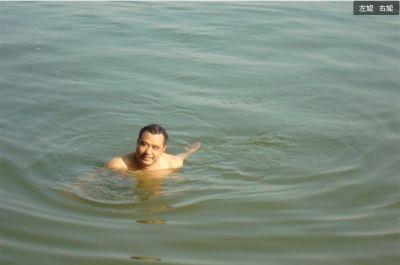 闻傲兄招饮,戏和廖先生《题昨夜东湖裸泳》