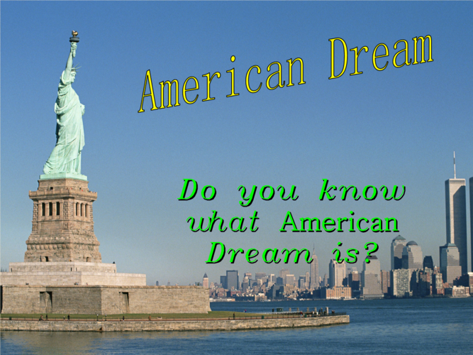 american dream美国梦 ppt.ppt 18页
