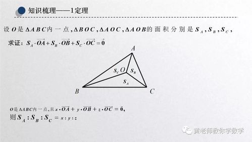 平面向量——奔驰定理
