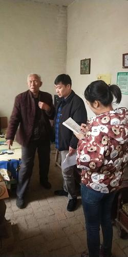 鸡泽县退役军人事务局到党建责任田焦佐村,焦佐营村开展扶贫工作