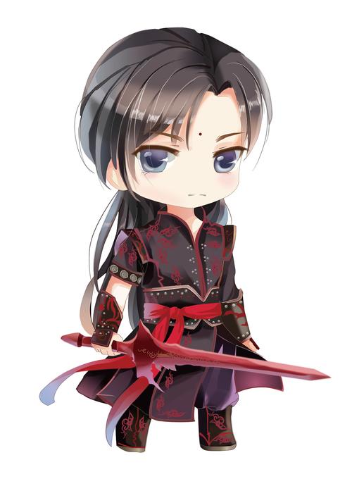 ai鼠绘q版人物插画