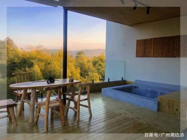惠州田园风情温泉民宿,竹语轩,竹林山景,乡村野趣,享