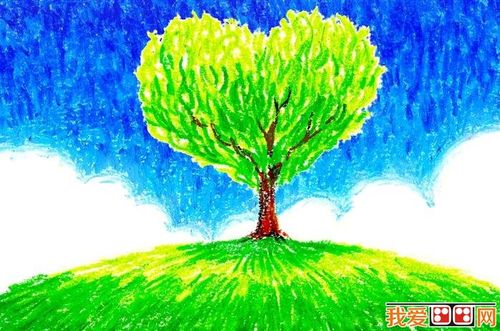 植树节儿童画优秀作品欣赏