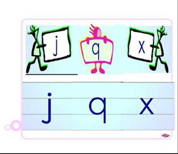 声母j q x的书写