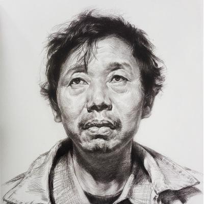 素描头像高清素材