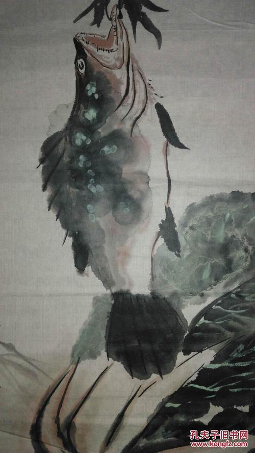 手绘真迹国画:天津美协会员李金生果蔬画
