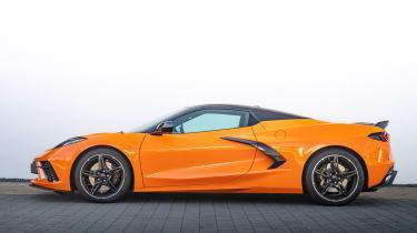 全新雪佛兰克尔维特corvette敞篷跑车大秀美式肌肉