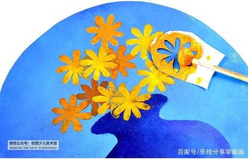 的花朵题材进行绘画,培养了小朋友们在生活中收集素材进行创作的能力