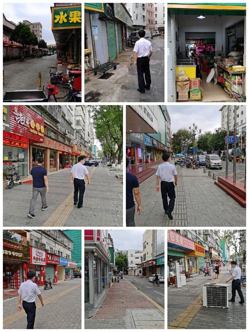 【龙岗城管】刘东贤副局长带队行走检查坪地街道中心社区