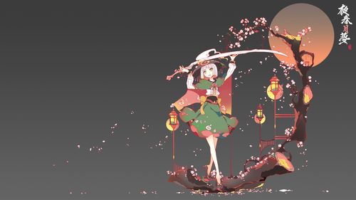 二次元可爱卡通少女手绘精美高清桌面壁纸